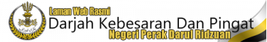 Laman Web Pingat Negeri Perak - Panduan Pencalonan